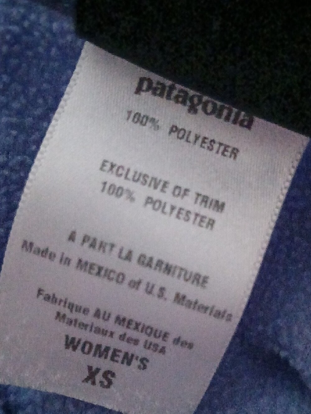 Patagonia Capilene Fleeced Baselayer Midweight Light Blue Womens XS - Picture 6 of 6